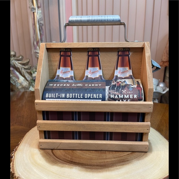 Other - Wooden Bottle Caddy